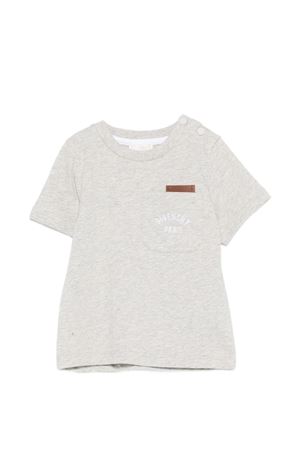 t-shirt in cotone grigio GIVENCHY KIDS | H31200A01